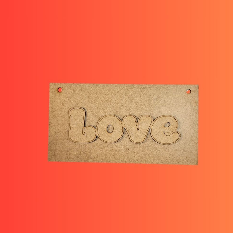 Love Rectangle Sign Painting Kit