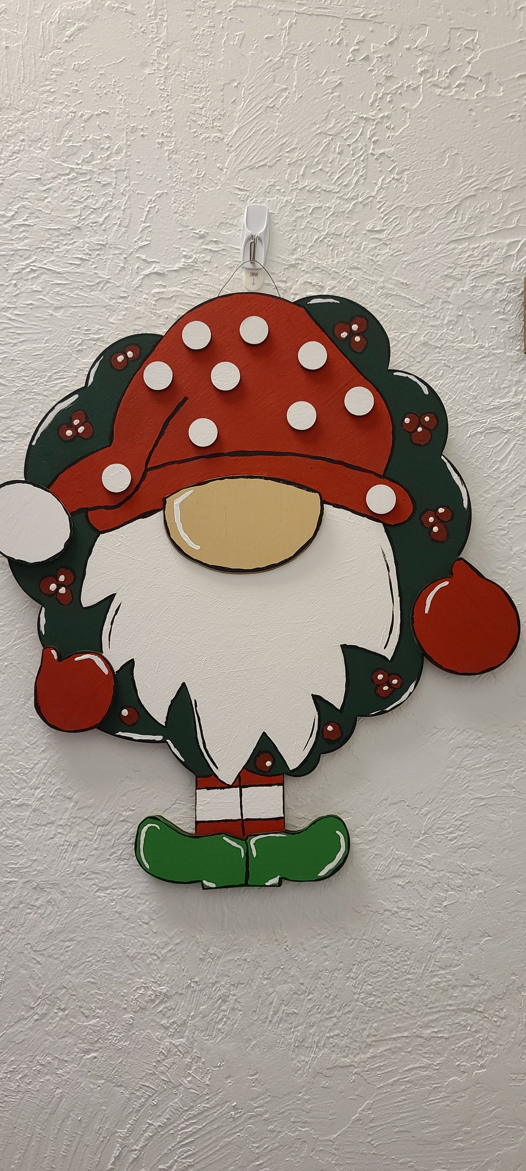 GNOME WREATH DOOR HANGER