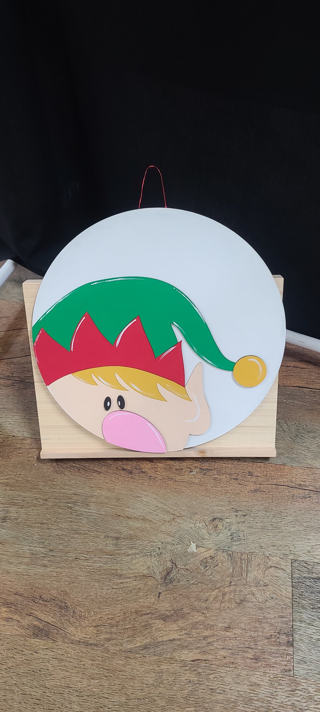 PEEKING ELF DOOR HANGER