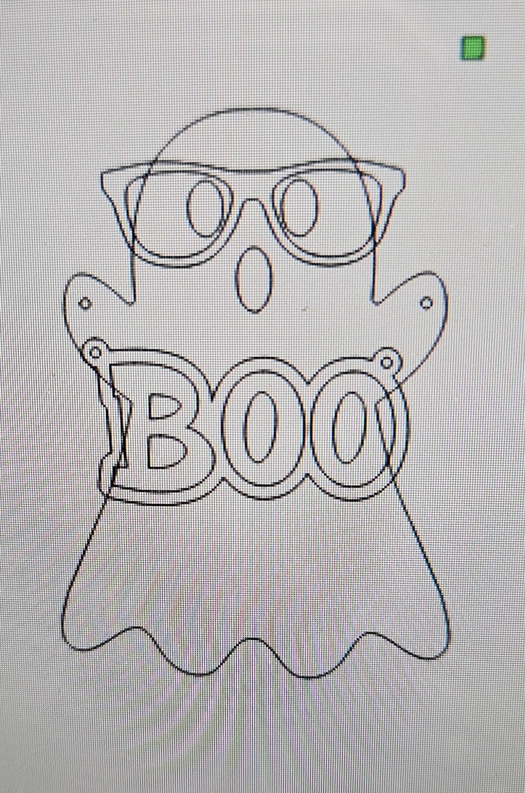 Ghostly Boo Door Hanger