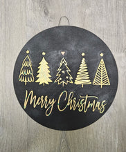 Load image into Gallery viewer, MERRY CHRISTMAS TREE ROUND
