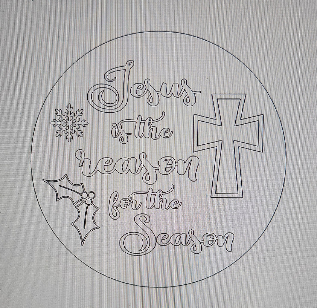 Jesus is the Reason for the Season with Cross