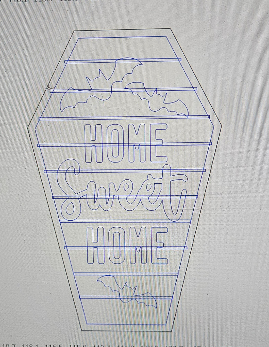 Home Sweet Home Coffin