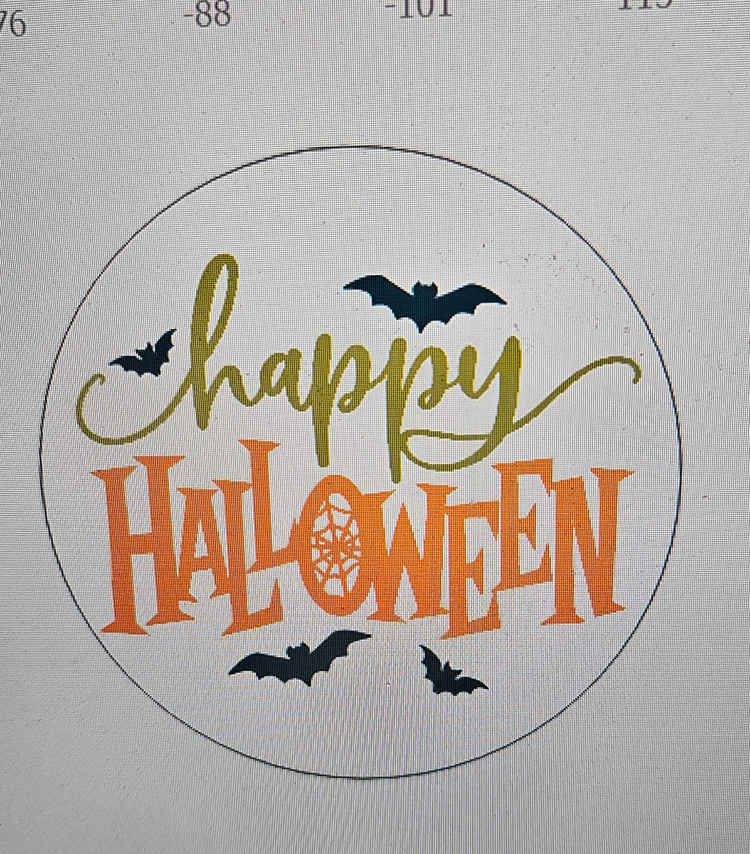 Happy Halloween With Bats