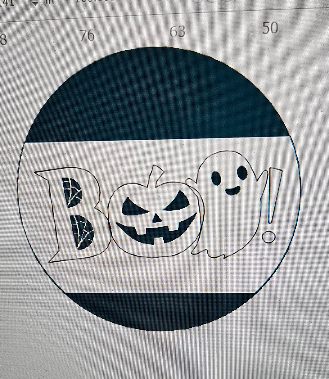 Boo Pumpkin Ghost