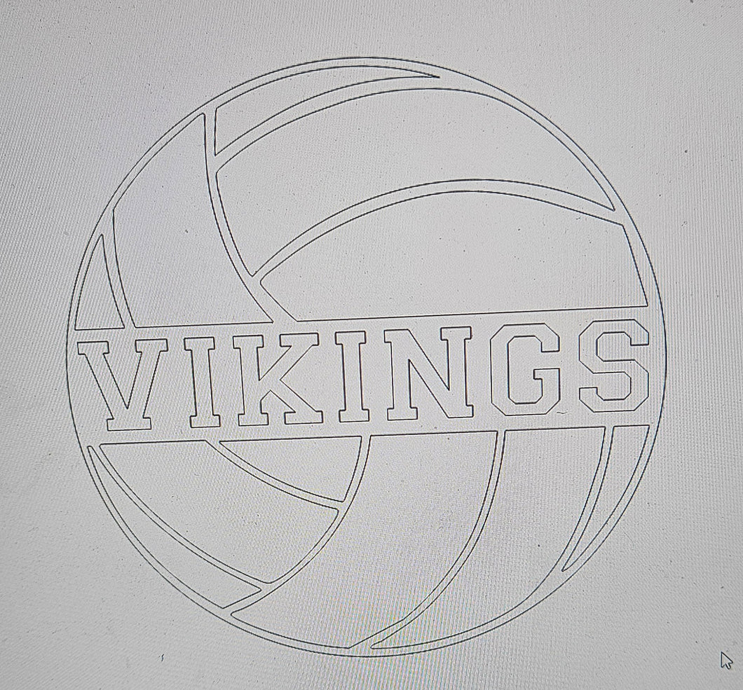 Volleyball w/custom name