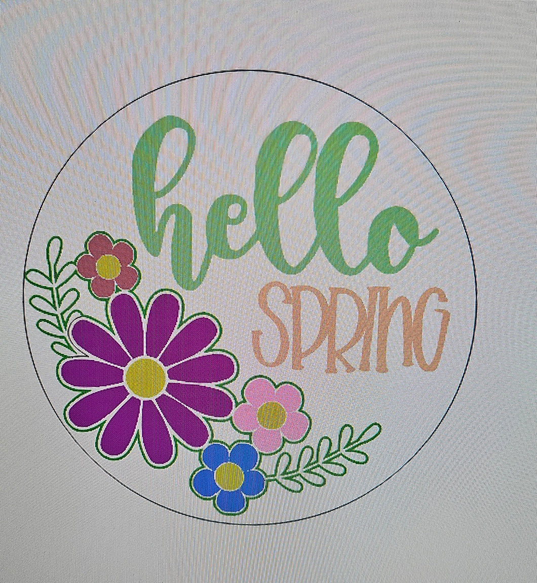 Hello Spring and Flowers