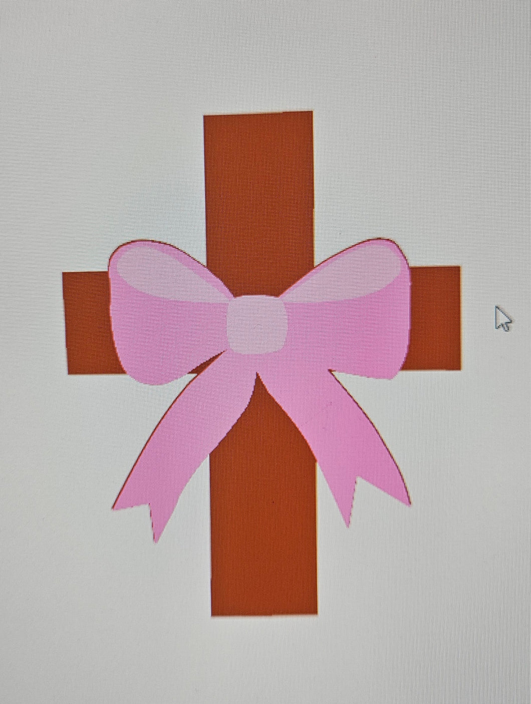 Cross and Ribbon