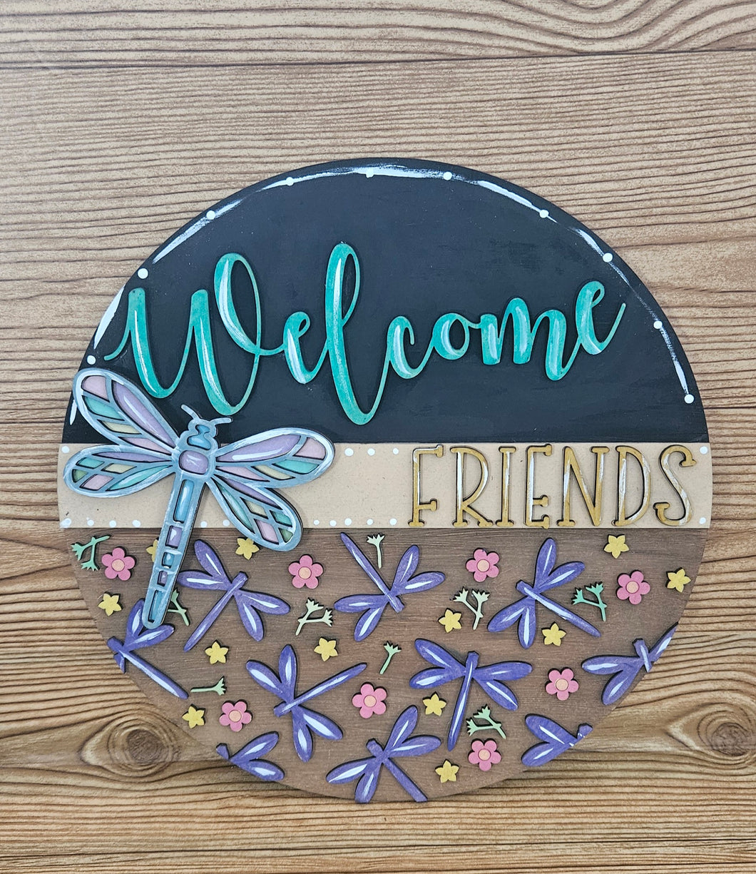Welcome Dragonfly Round