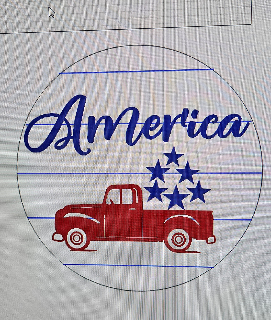 America chevy truck round