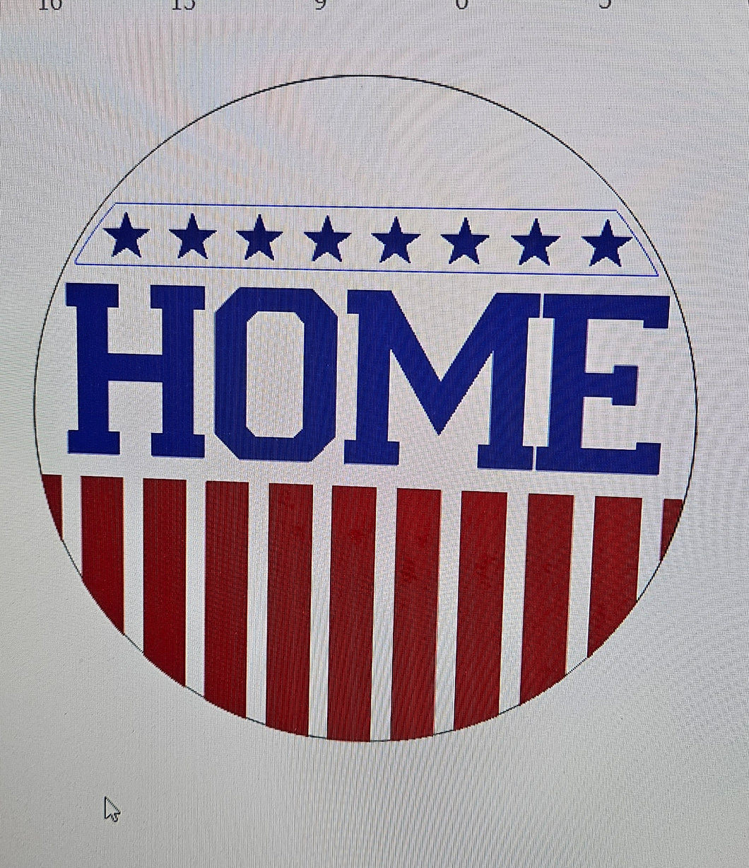 Home 4th of July Sign