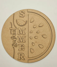 Load image into Gallery viewer, Summer Art Class PAINTING 12" ROUND
