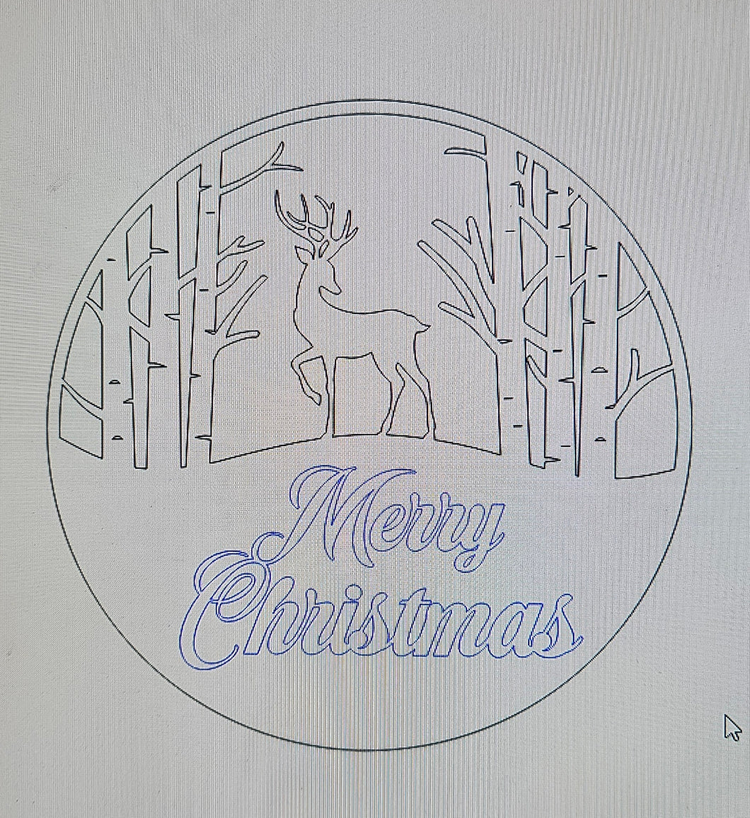 Merry Christmas Deer