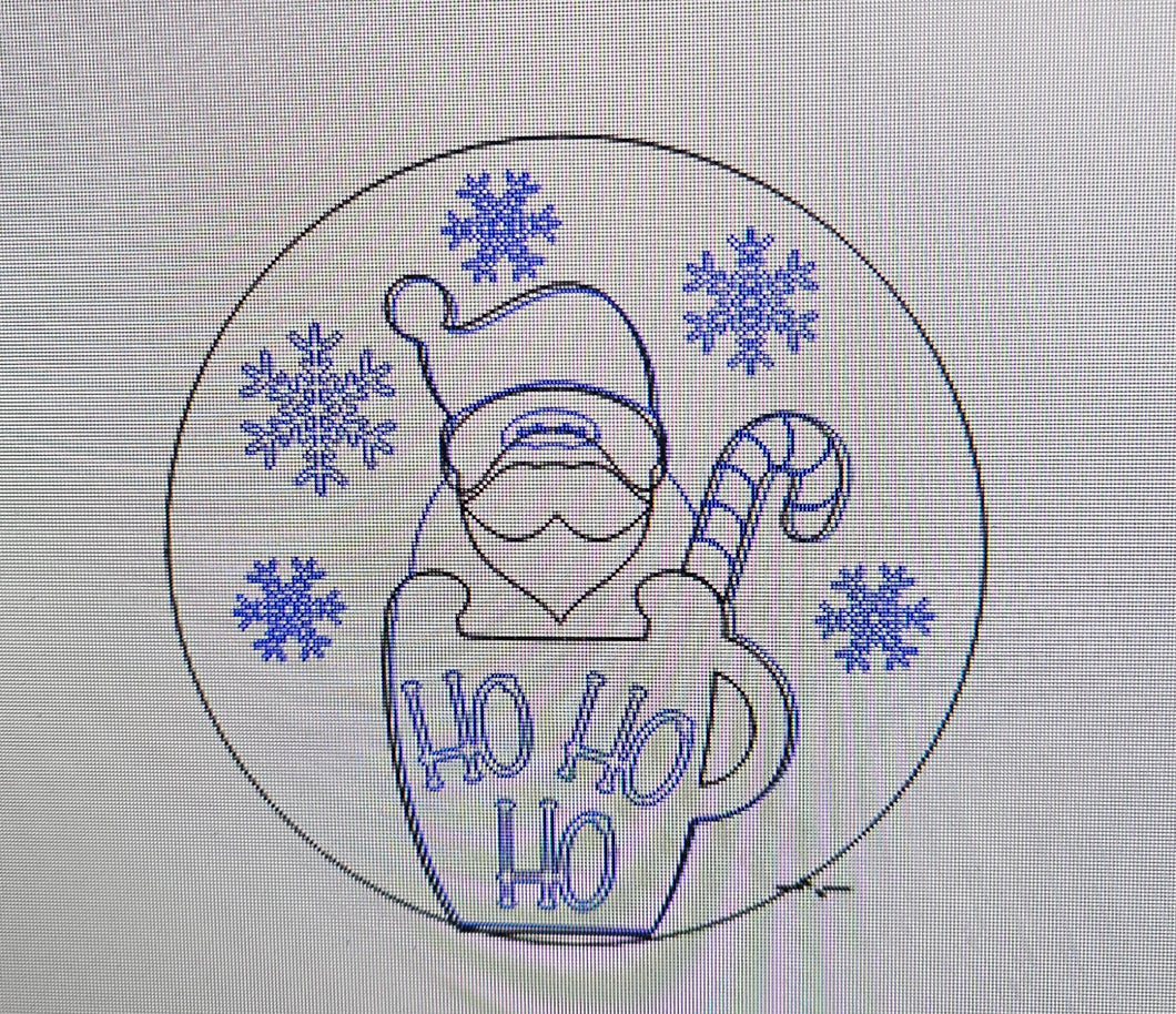 HOHOHO Santa Coco mug Round