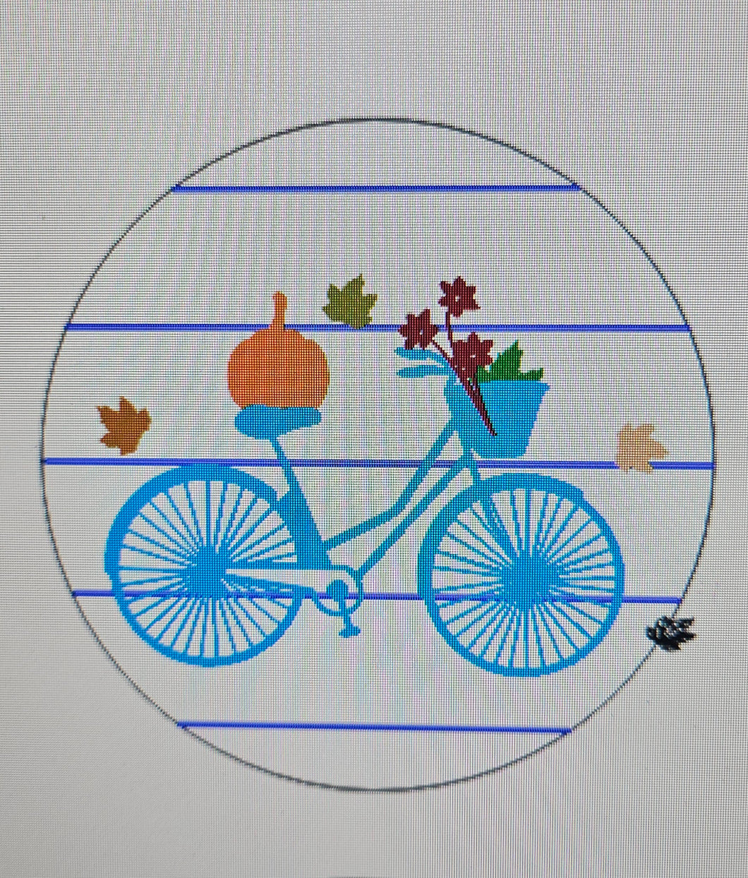 FALL BYCICLE ROUND