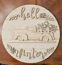 Load image into Gallery viewer, Hello Winter Vintage Truck
