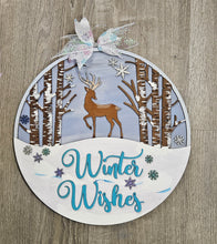 Load image into Gallery viewer, Winter Wishes Birch Trees and Deer
