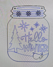 Load image into Gallery viewer, Hello Winter Mason Jar
