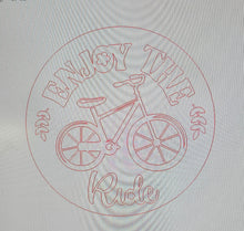 Load image into Gallery viewer, Enjoy The Rid Bicycle Round
