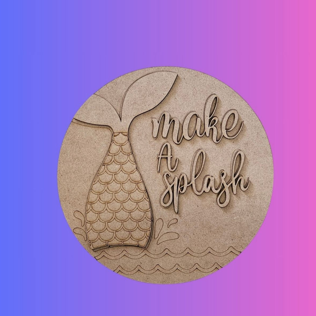 Make A Splash Mermaid Painting Kit