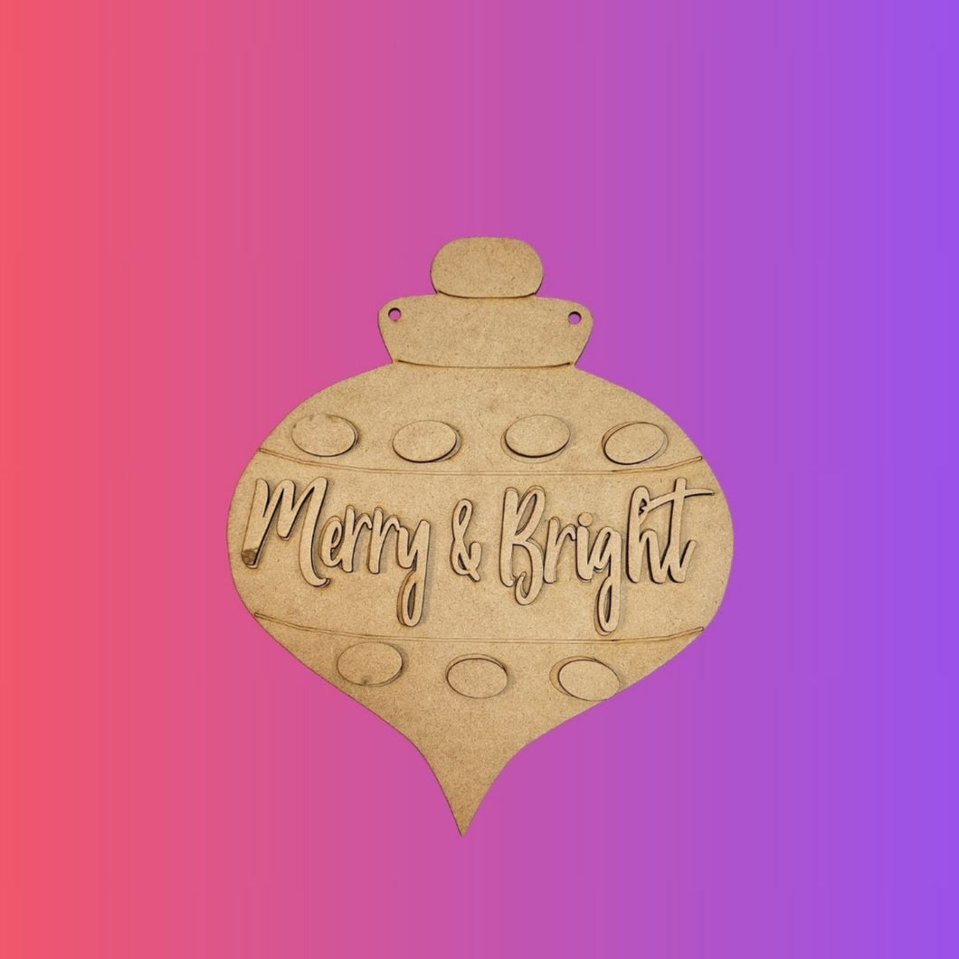 Merry & Bright Ornament Painting Kit