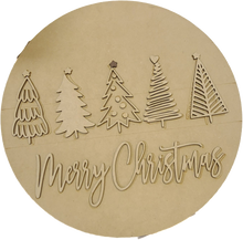 Load image into Gallery viewer, MERRY CHRISTMAS TREE ROUND
