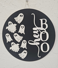 Load image into Gallery viewer, Hey Boo Ghost with Bats
