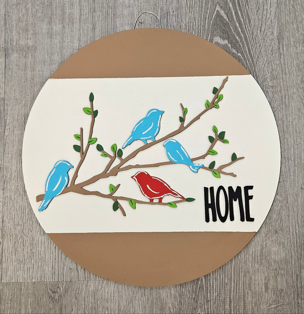 Home Bird On A Branch