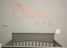 Load image into Gallery viewer, Custom Baby Room Name Sign
