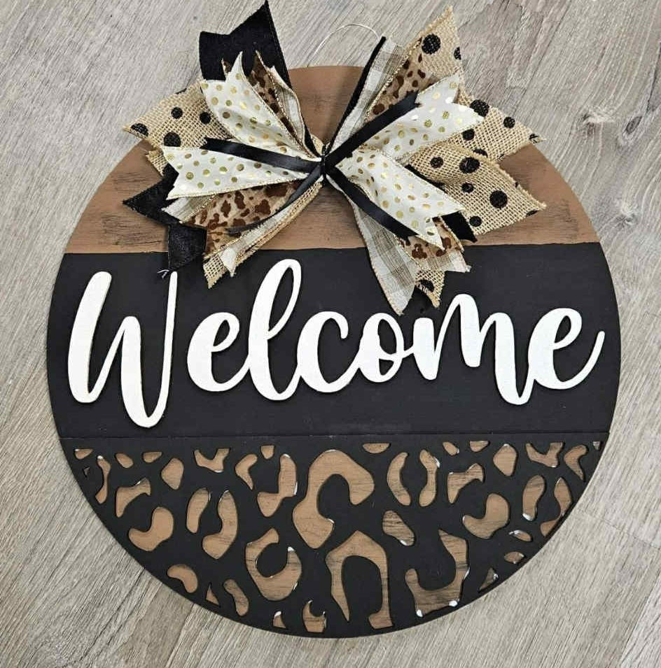Welcome Cheetah Round