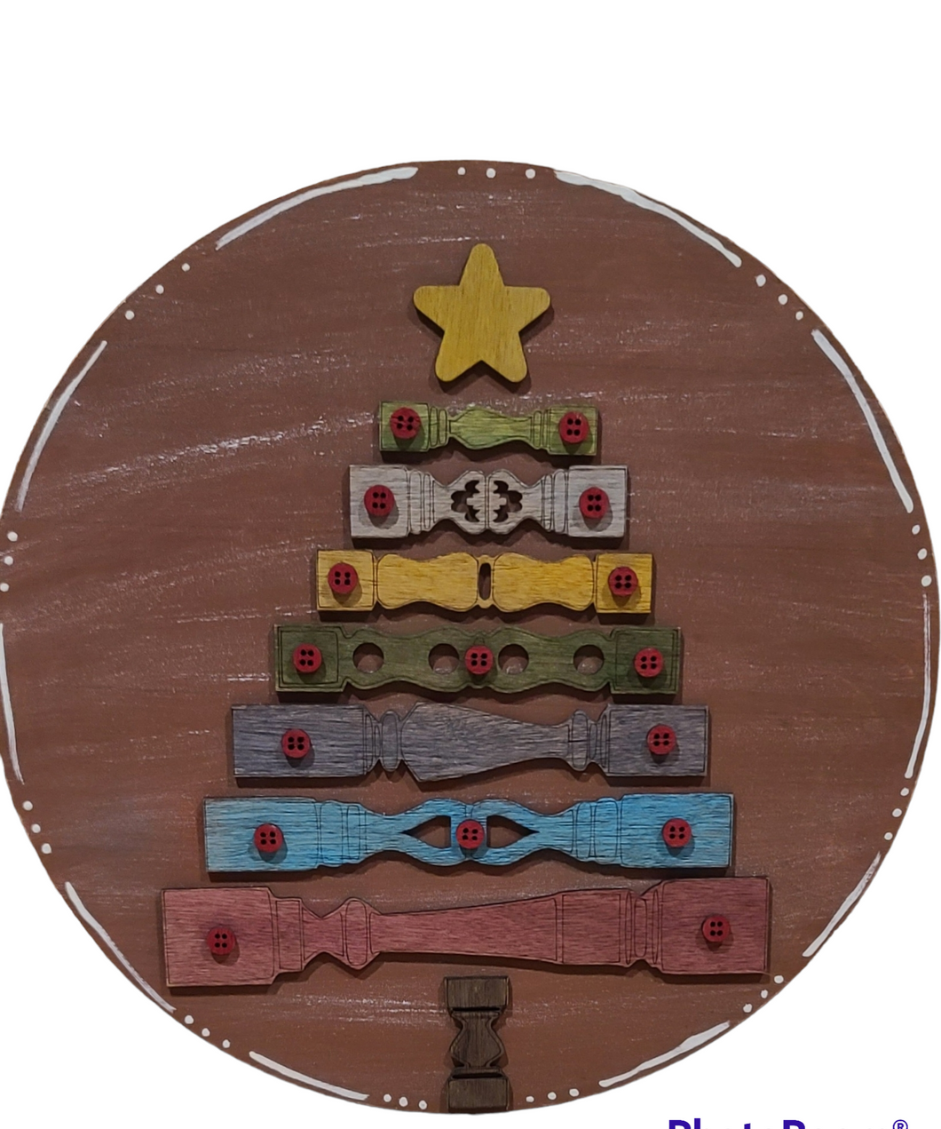 SPINDLE CHRISTMAS ROUND