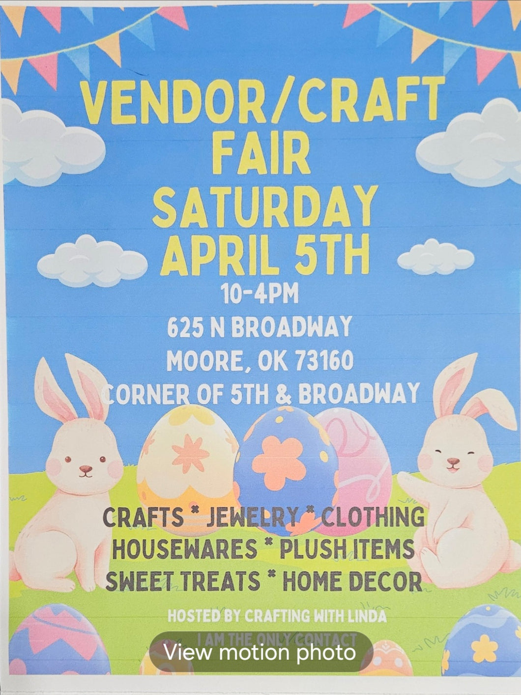 Craft Fair April 5th