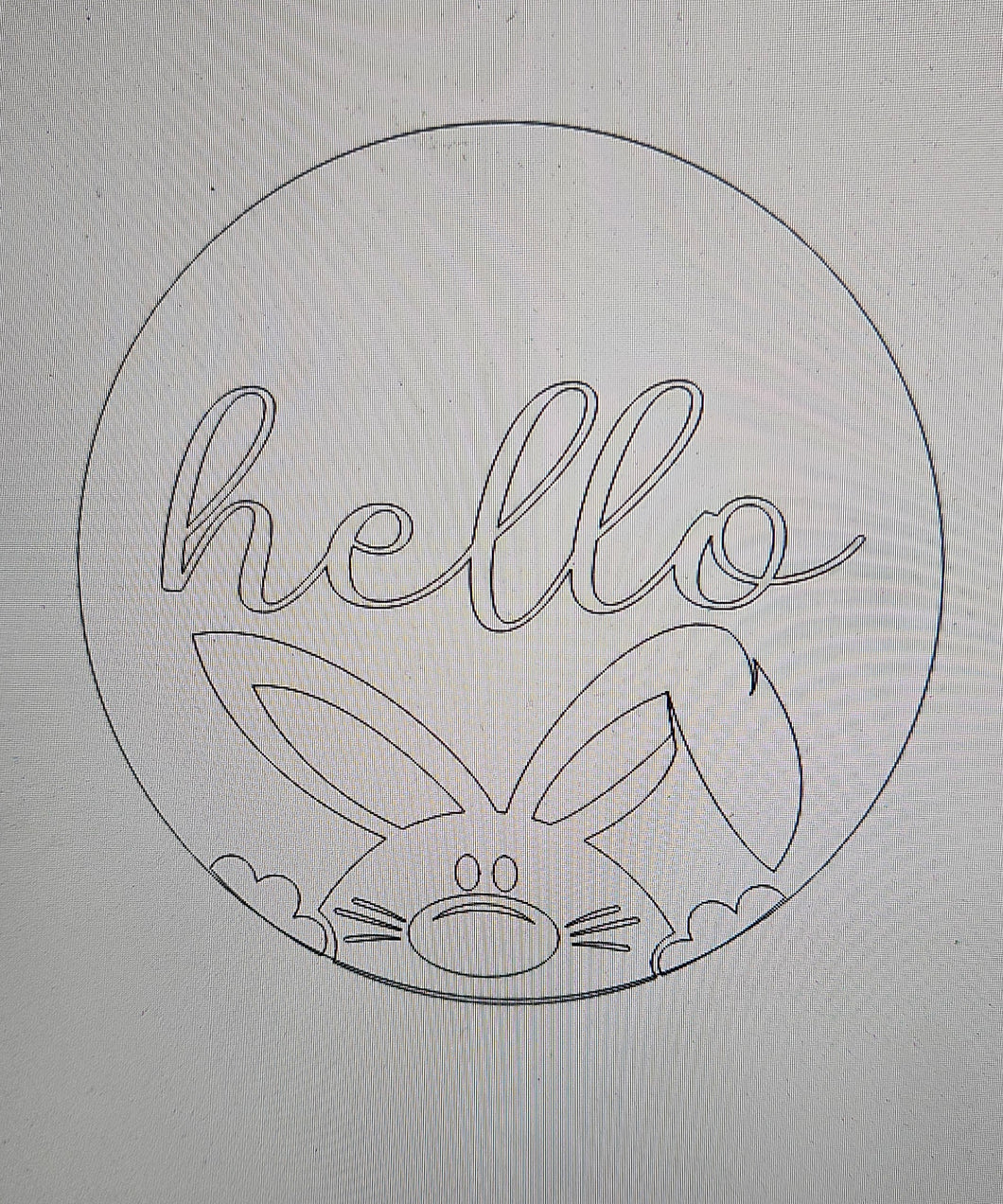 Hello Bunny Face