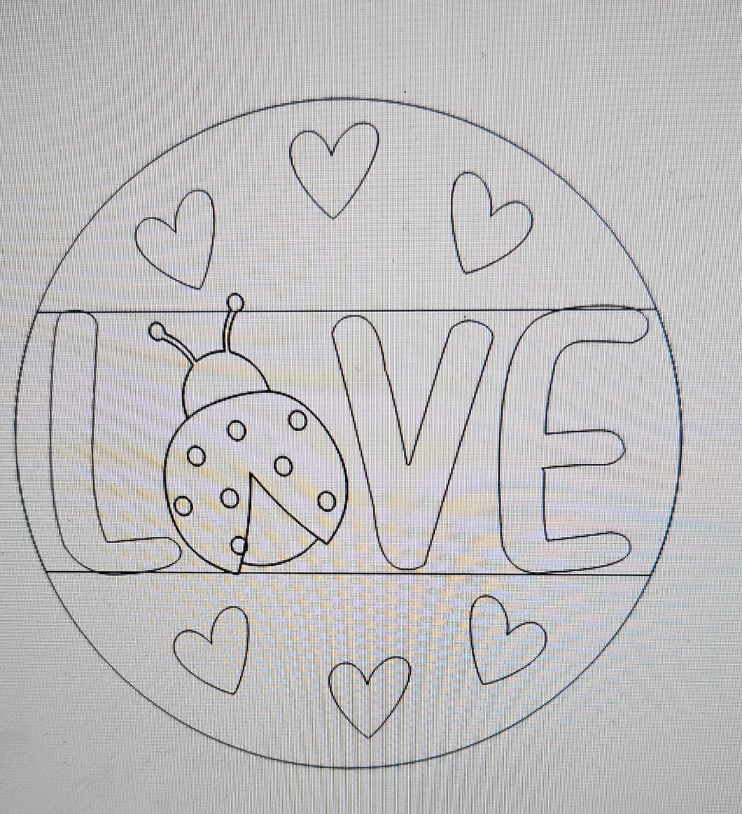 Love Ladybug With Hearts