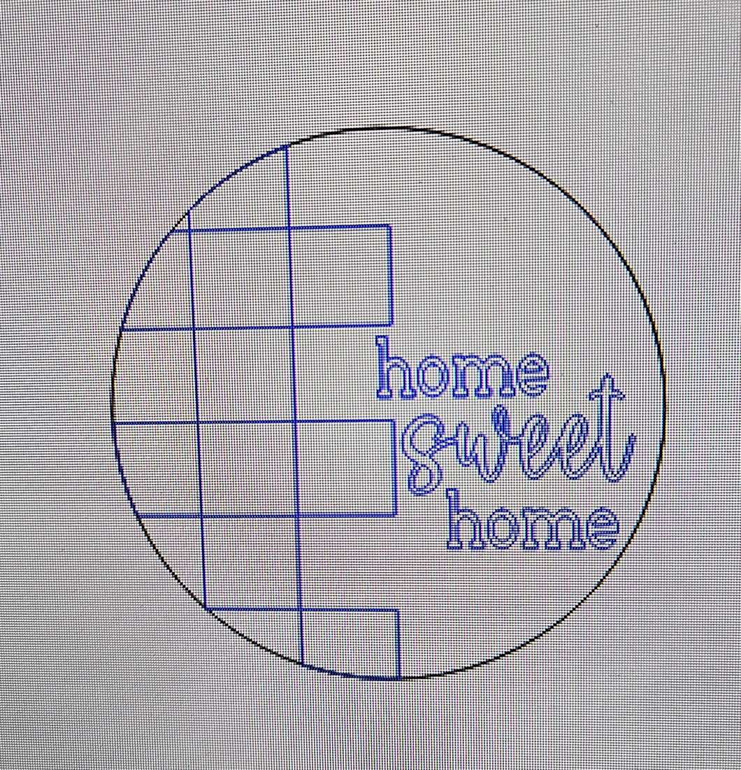 Home Sweet Home With Squares