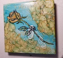 Load image into Gallery viewer, Summer Art Class INK BLOWING TILES
