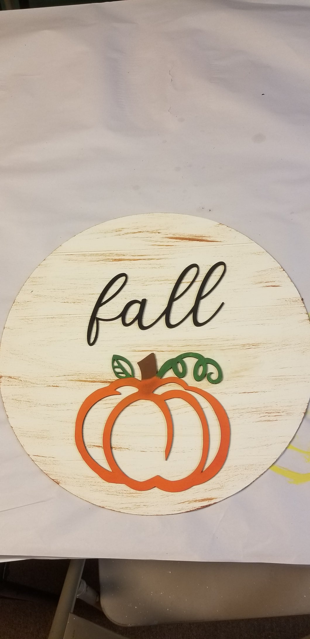 Fall Pumpkin Door Hanger