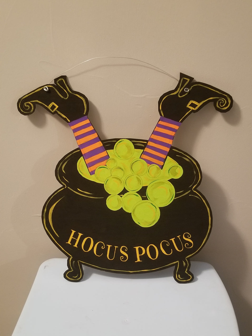 Witch Calderon Door Hanger
