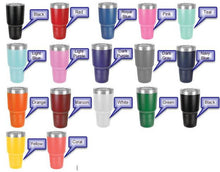 Load image into Gallery viewer, 30oz Tumbler with CIB Design with 1 Name

