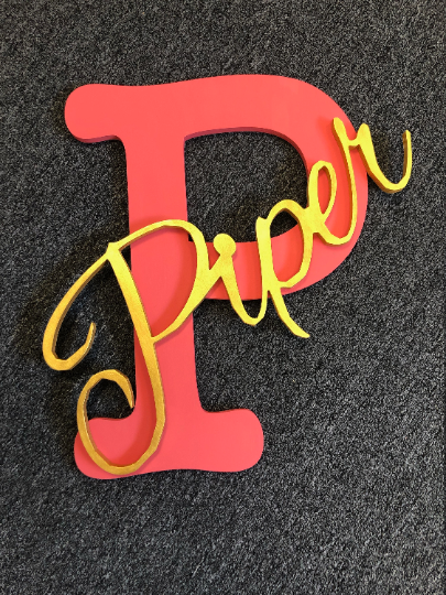 Custom Letter with Custom Name