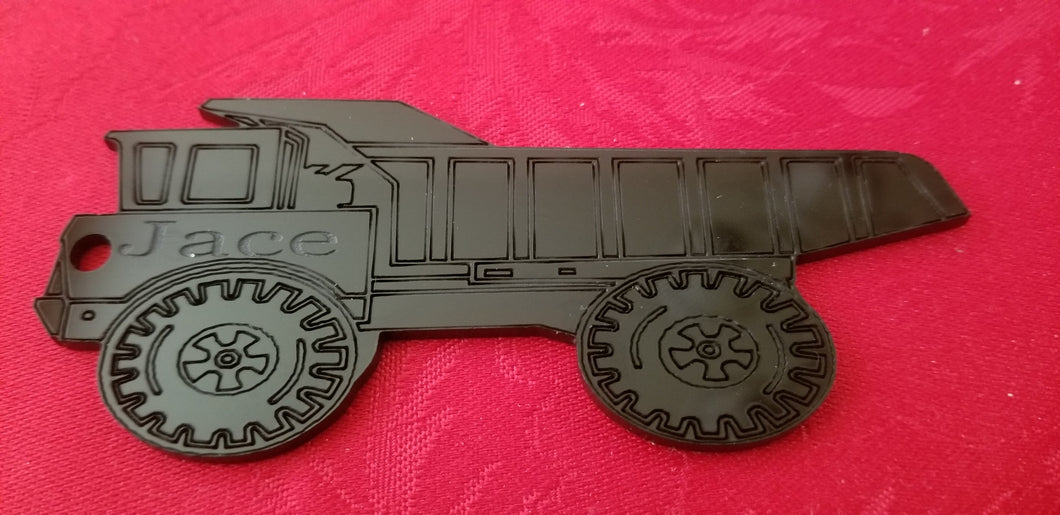 Acrylic Tonka Truck Key Chain