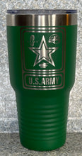 Load image into Gallery viewer, 30oz US Army Tumbler Design with 1 Name
