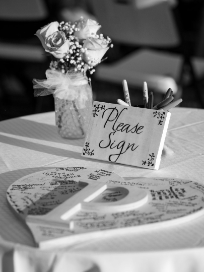 Custom Made Wedding Guest Book